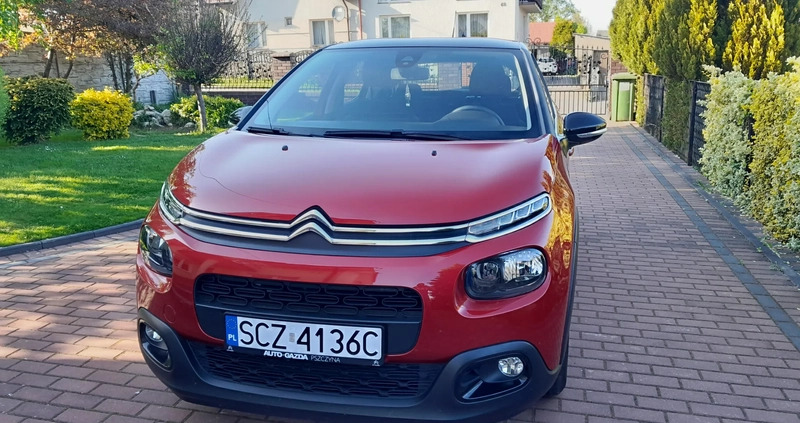 Citroen C3 cena 42900 przebieg: 30000, rok produkcji 2018 z Zelów małe 407